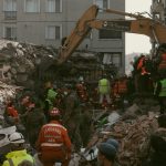 Rescuers work tirelessly amidst rubble in Antakya, Hatay, Türkiye, after an earthquake.